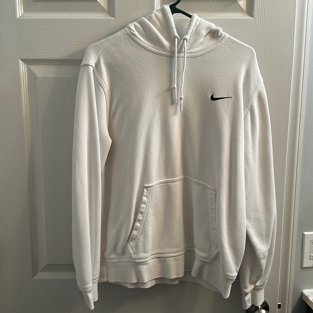 White mens large Nike hoodie